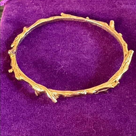 Vintage Isola Bella Crown of Thorns bangle in Gold Excellent condition